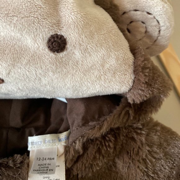 Pottery Barn Kids Brown Monkey Costume - Picture 3 of 5